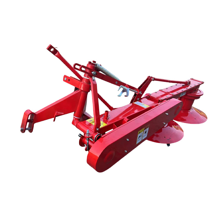 Précautions d'utilisation d'une tondeuse à disques rotative portée