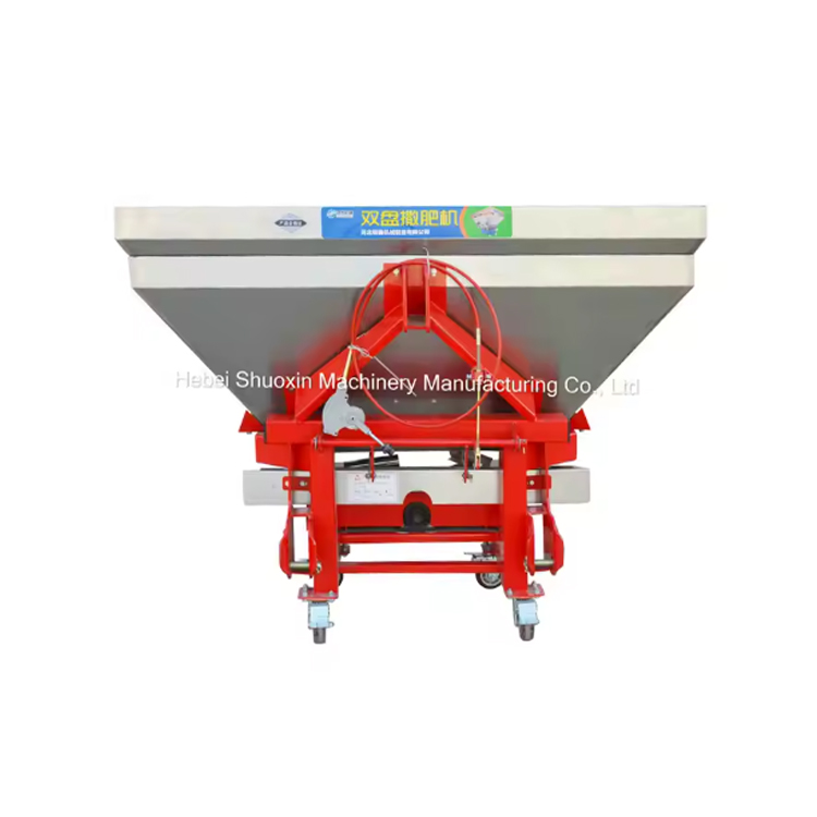 Double disque en engrais en acier inoxydable